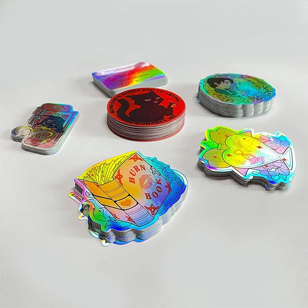 Holographic sticker