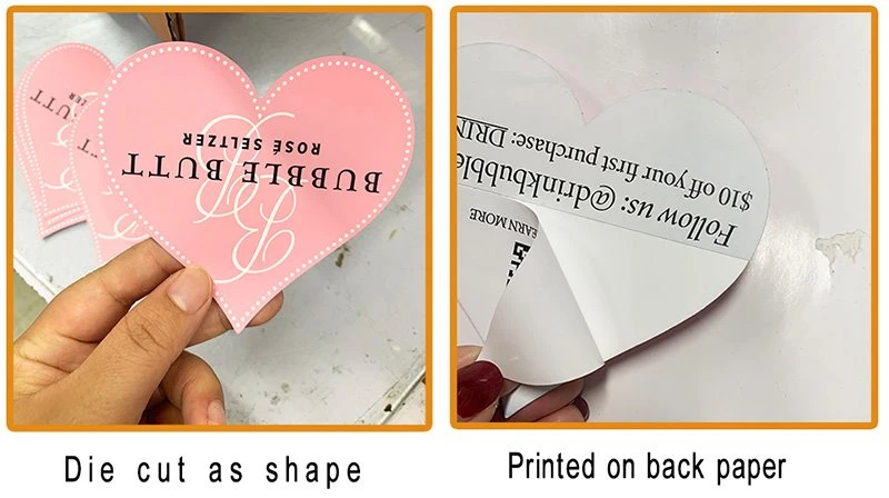 Die cut vinyl sticker printing