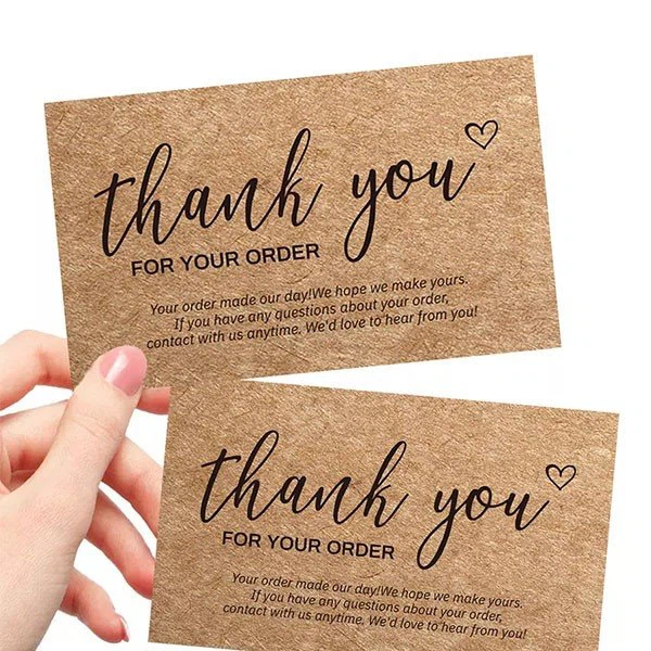thank you cards for customer
