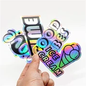 Holografska izrezana naljepnica