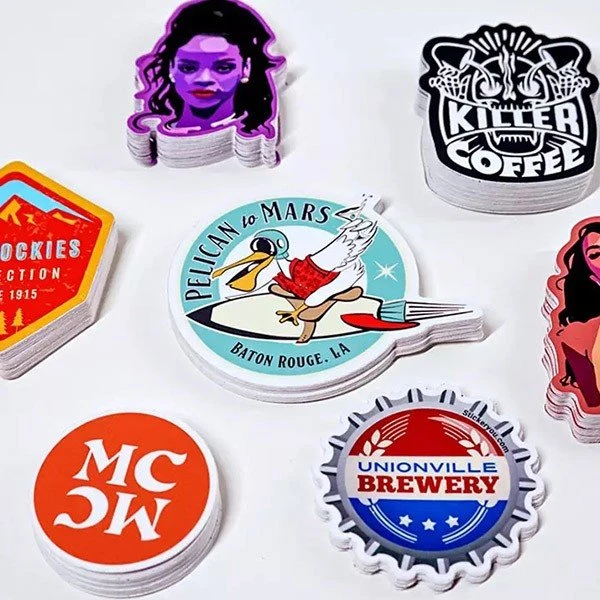 waterproof die  cut sticker