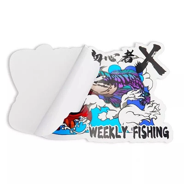 custom logo die sticker