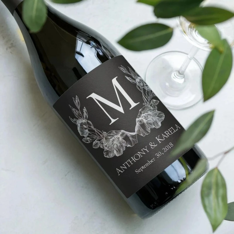 Paper wine label Paper wine label